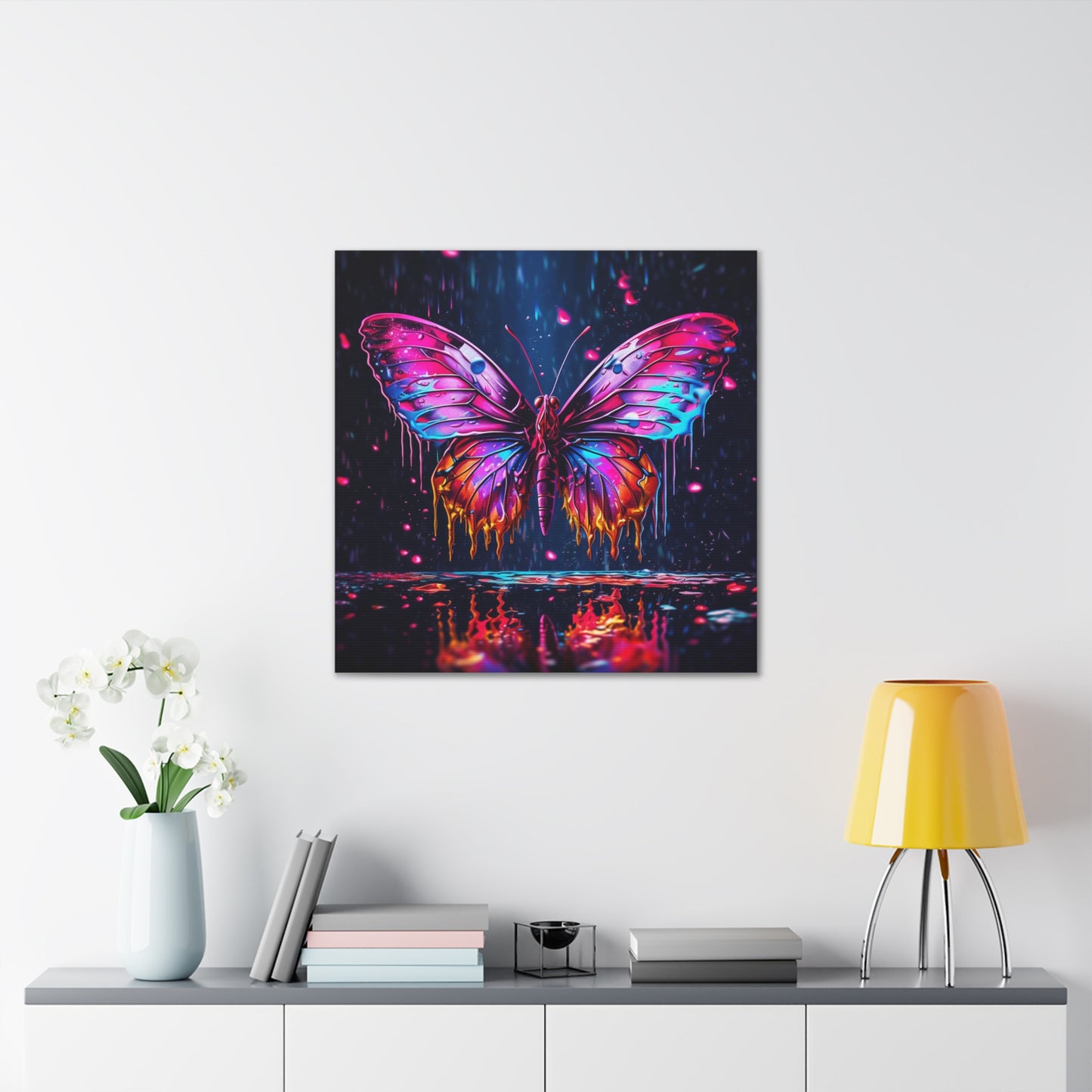 Canvas Gallery Wraps Pink Butterfly Flair 2