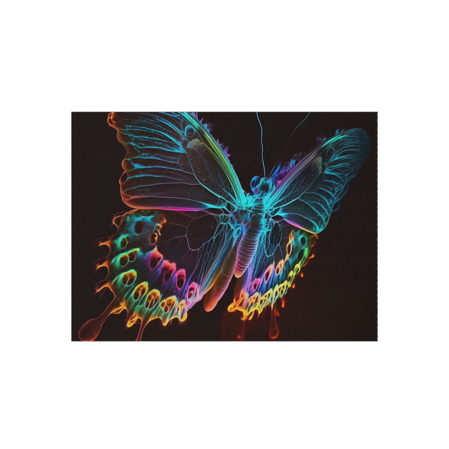 Outdoor Rug  Thermal Butterfly 2