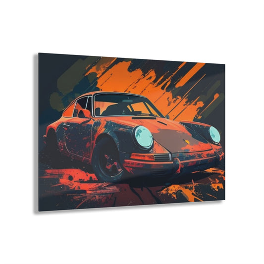 Acrylic Prints Porsche Abstract 3