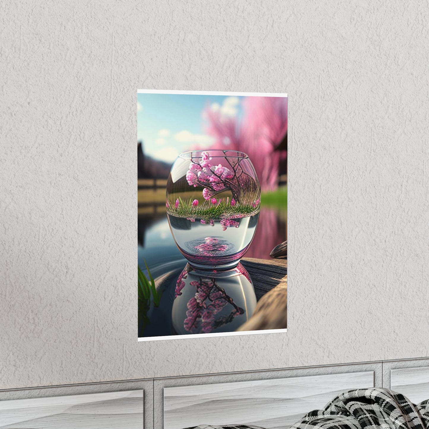 Premium Matte Vertical Posters Cherry Blossom 2