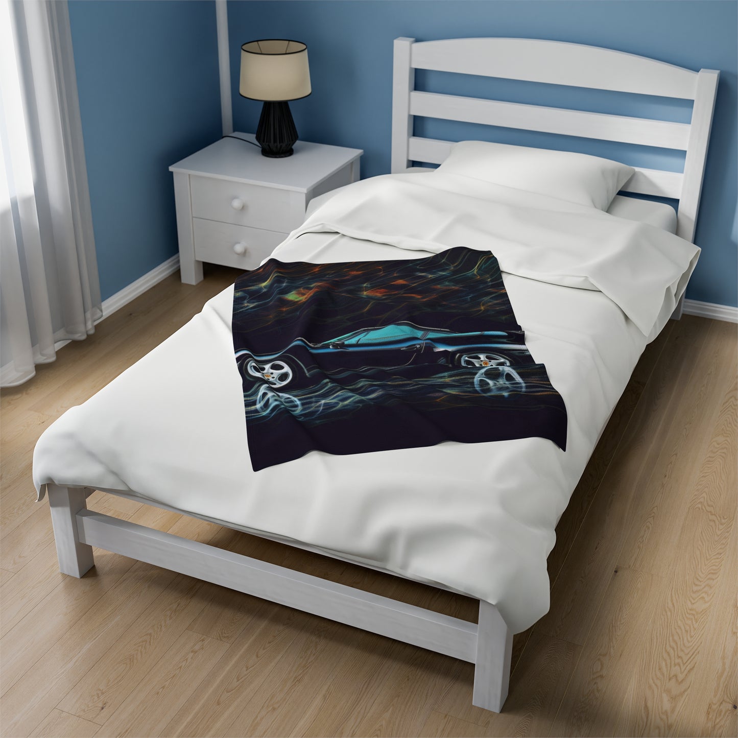 Velveteen Plush Blanket Porsche 933 2