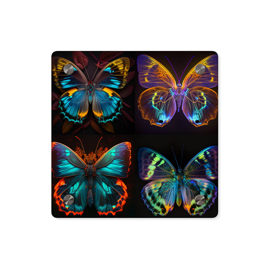 Acrylic Wall Art Panels Neon Butterfly Flair 5