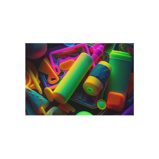 Outdoor Rug Neon Glow 3