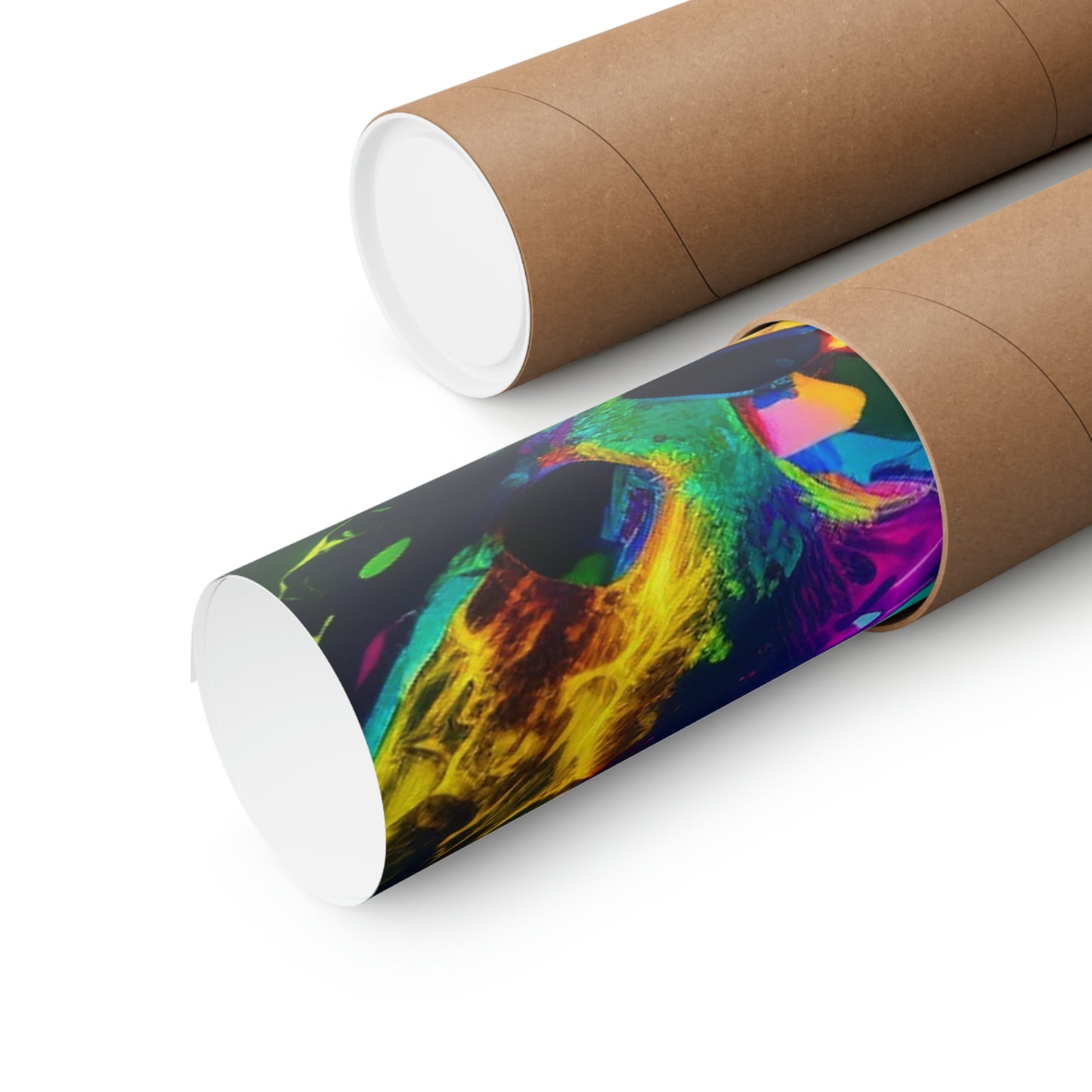 Premium Matte Vertical Posters Florescent Glow 4