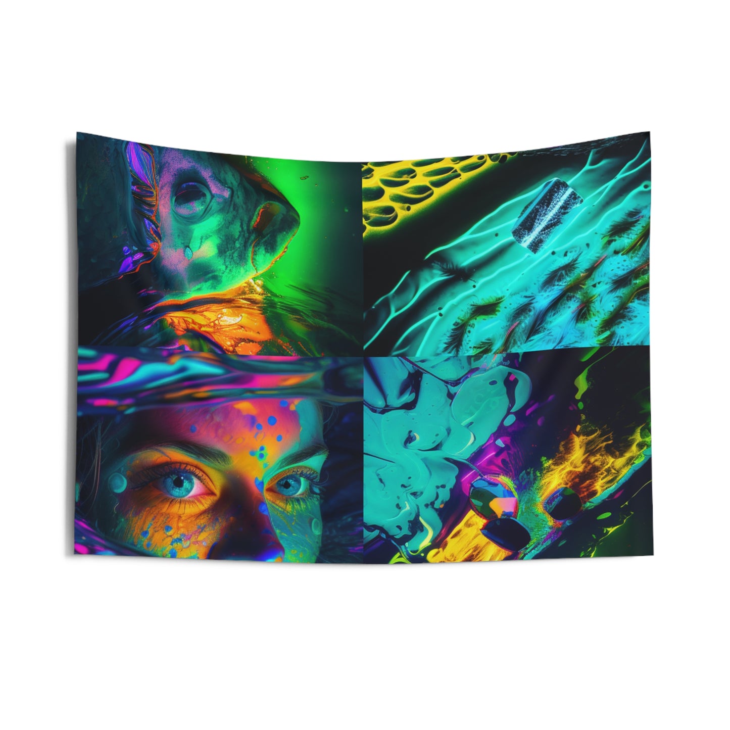 Indoor Wall Tapestries Florescent Glow 5