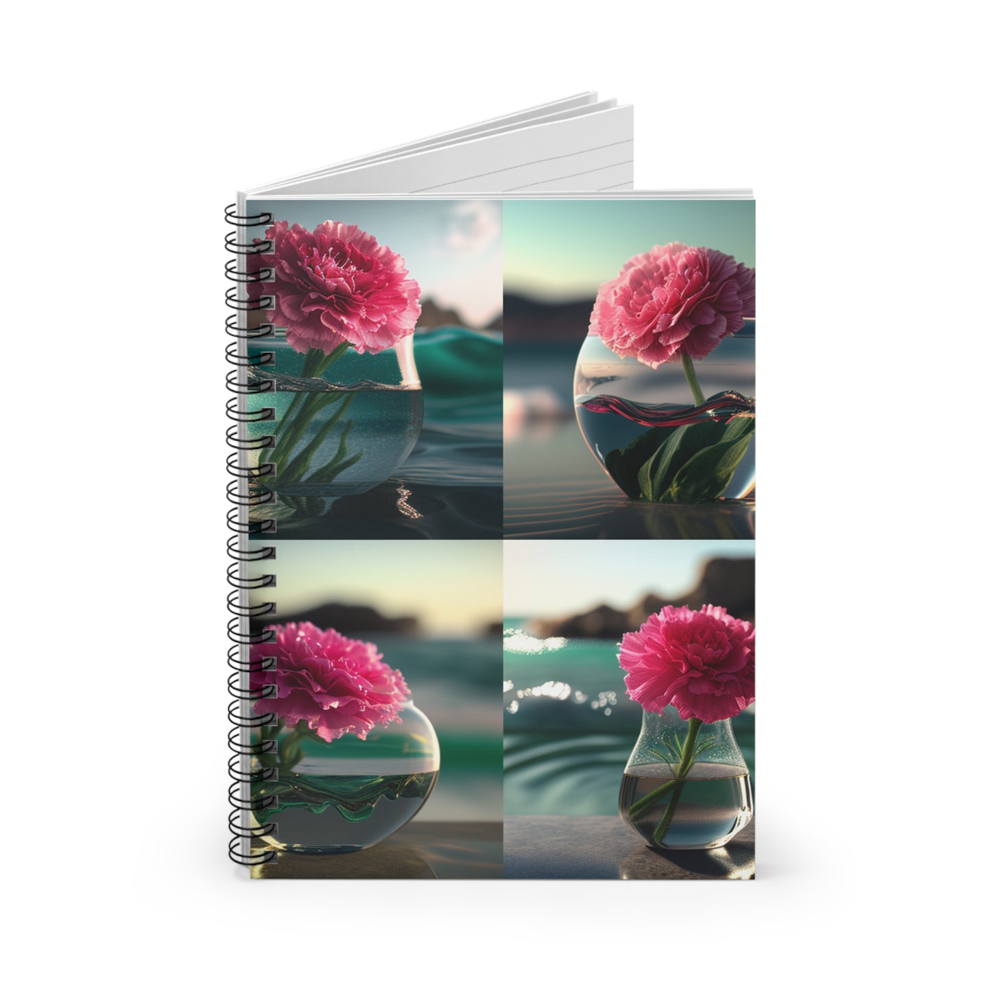 Spiral Notebook - Ruled Line Carnation 5