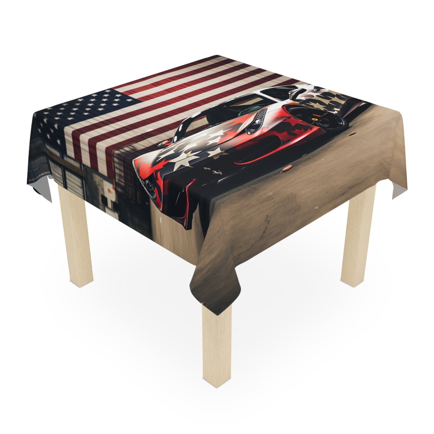 Tablecloth American Flag Farrari 1