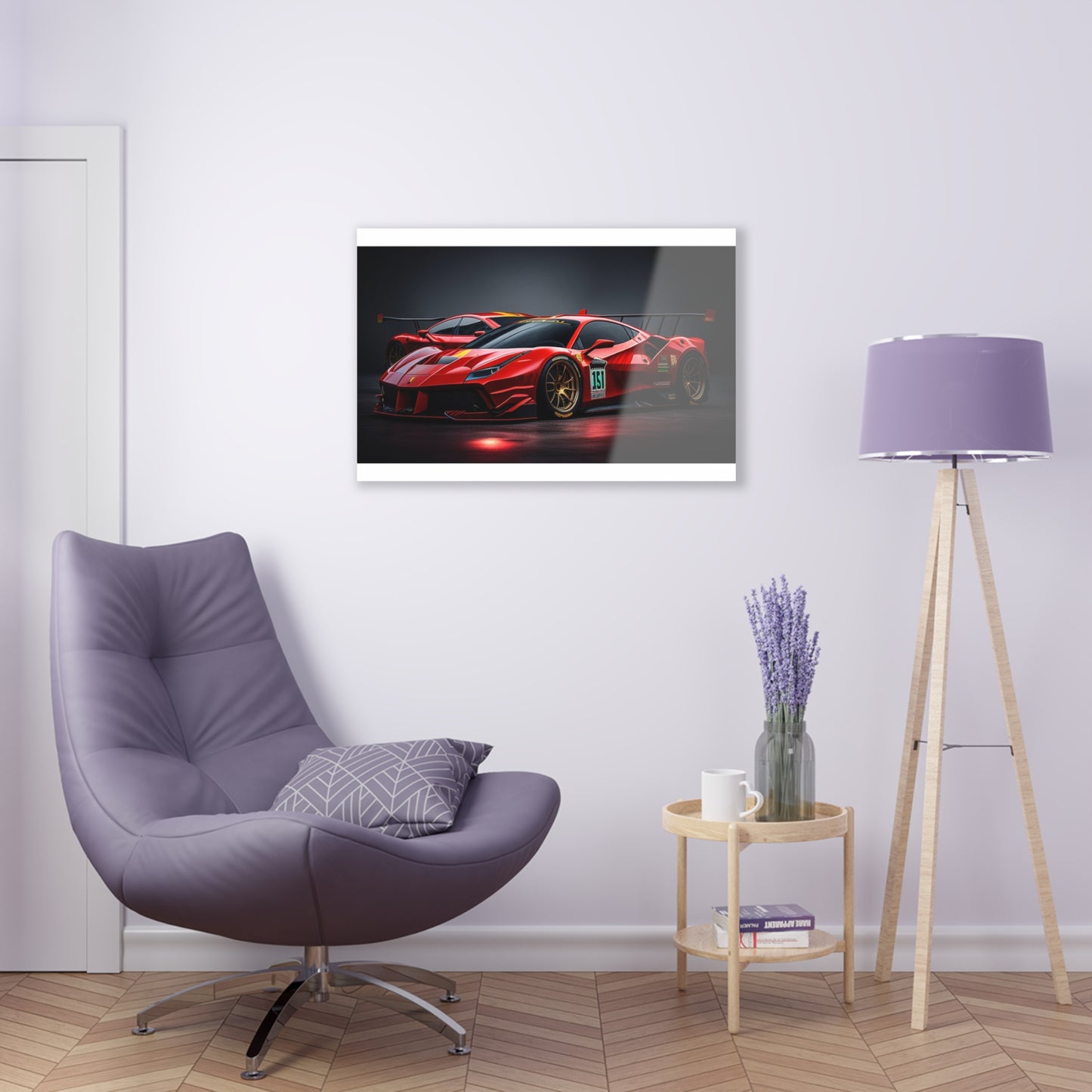 Acrylic Prints Ferrari Red 2