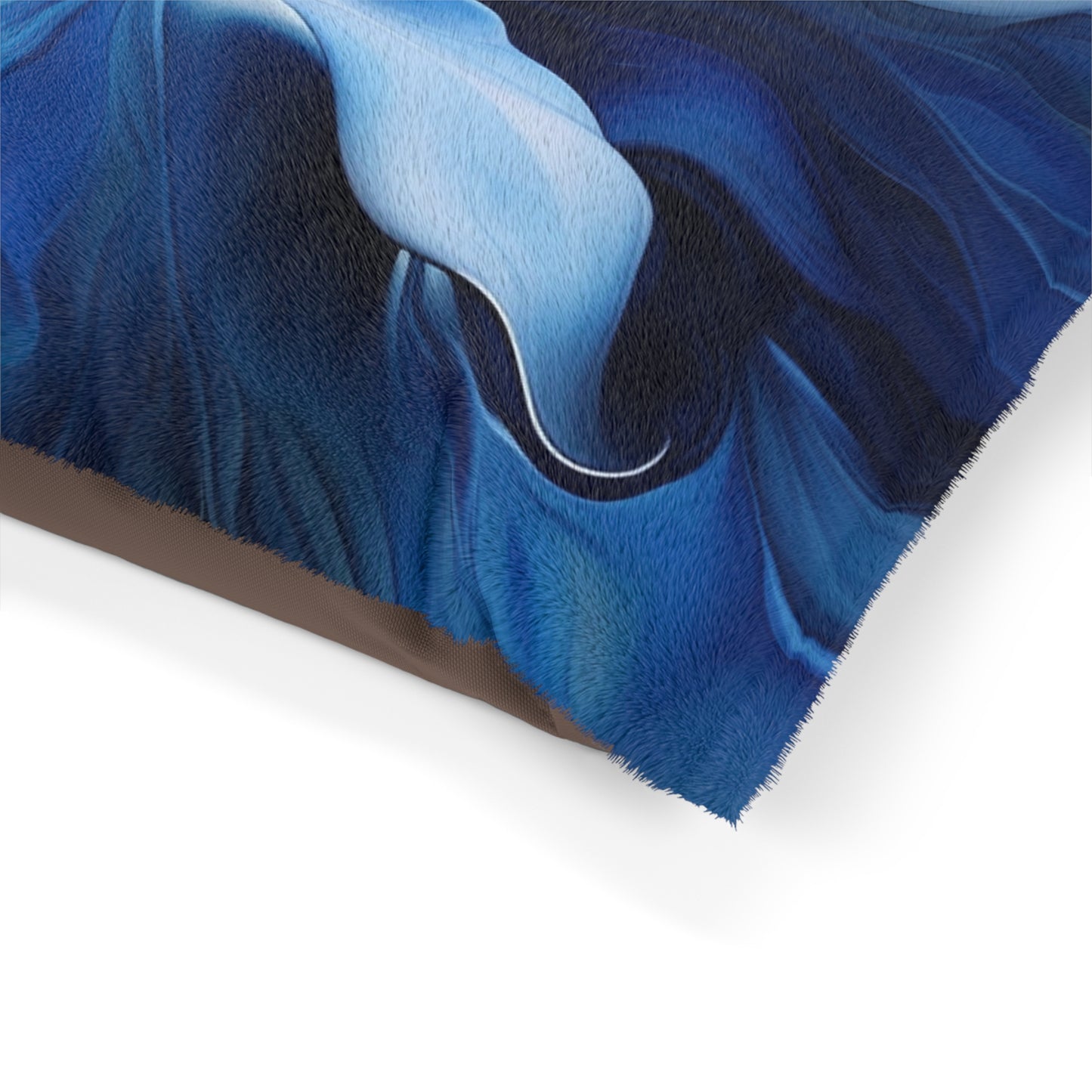 Pet Bed Abstract Blue Tulip 4