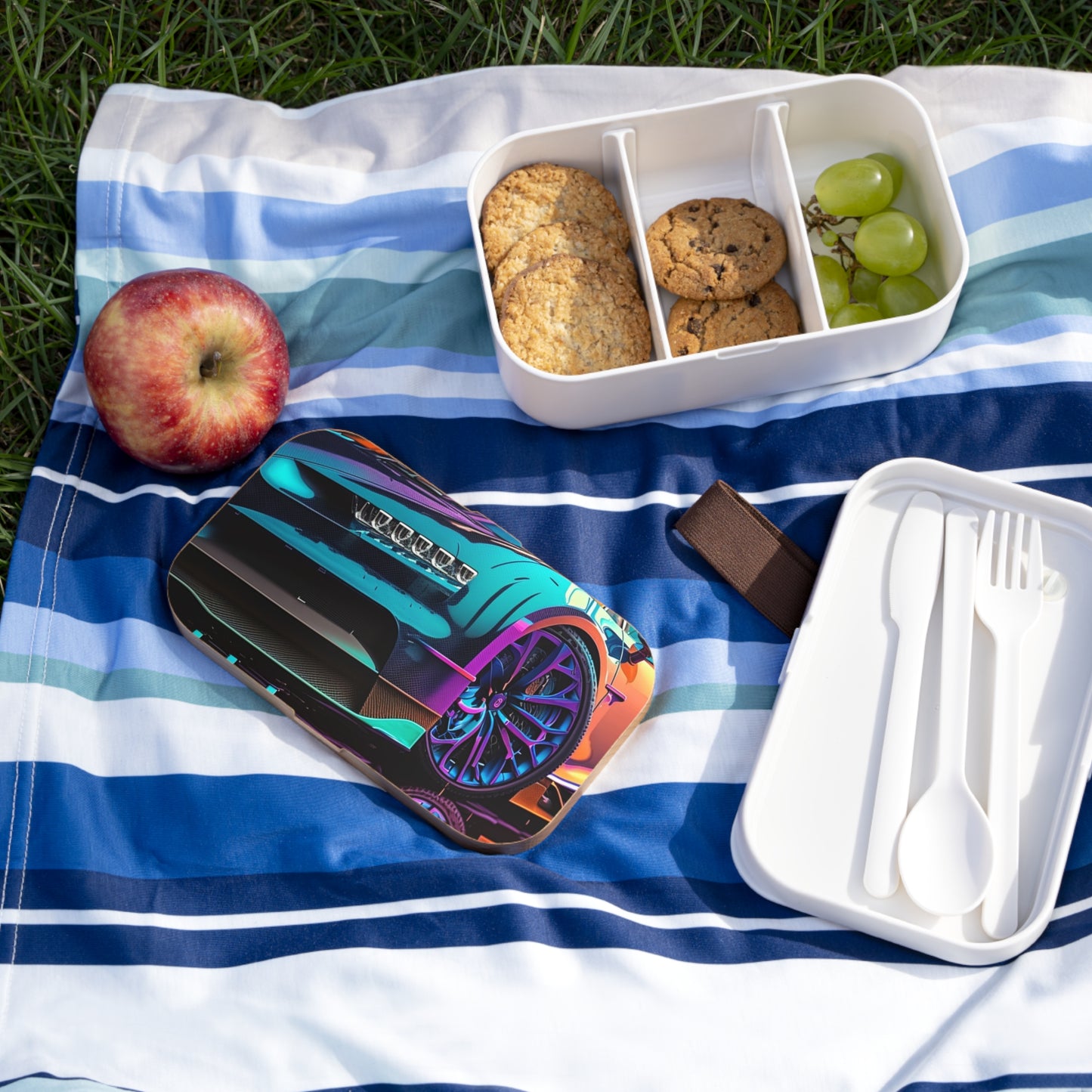 Bento Lunch Box Bugatti Neon Chiron 1