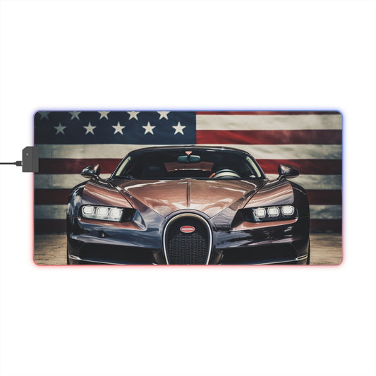 LED Gaming Mouse Pad Bugatti Flag 4