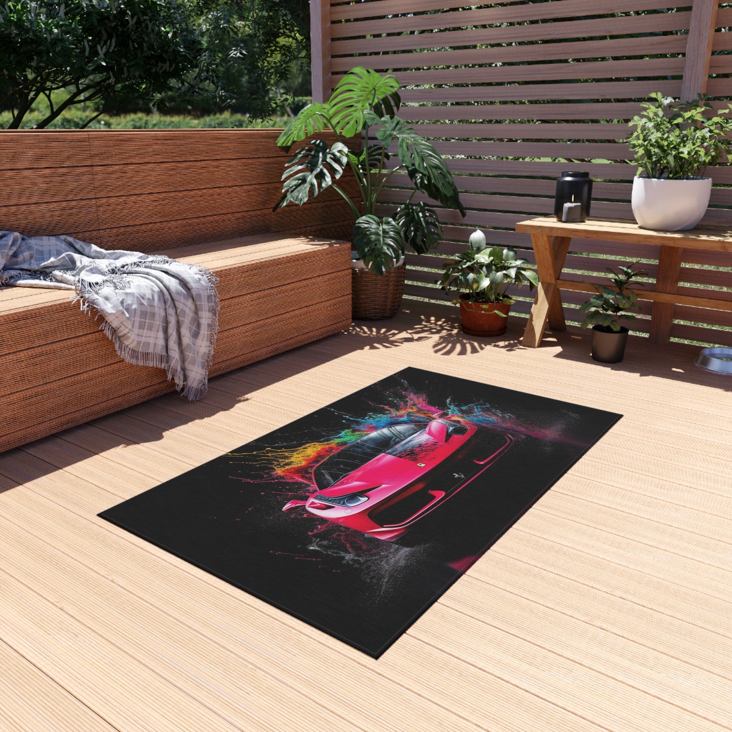 Outdoor Rug  Ferrari Water Splash 2