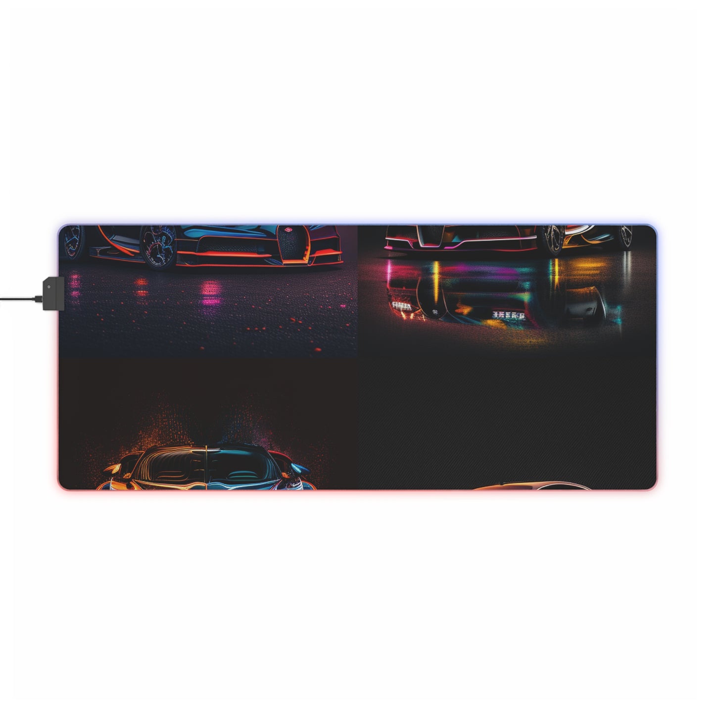 LED Gaming Mouse Pad Bugatti Chiron Super 5