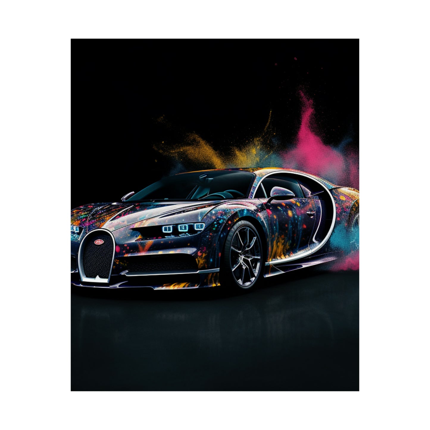 Premium Matte Vertical Posters Hyper Bugatti 4