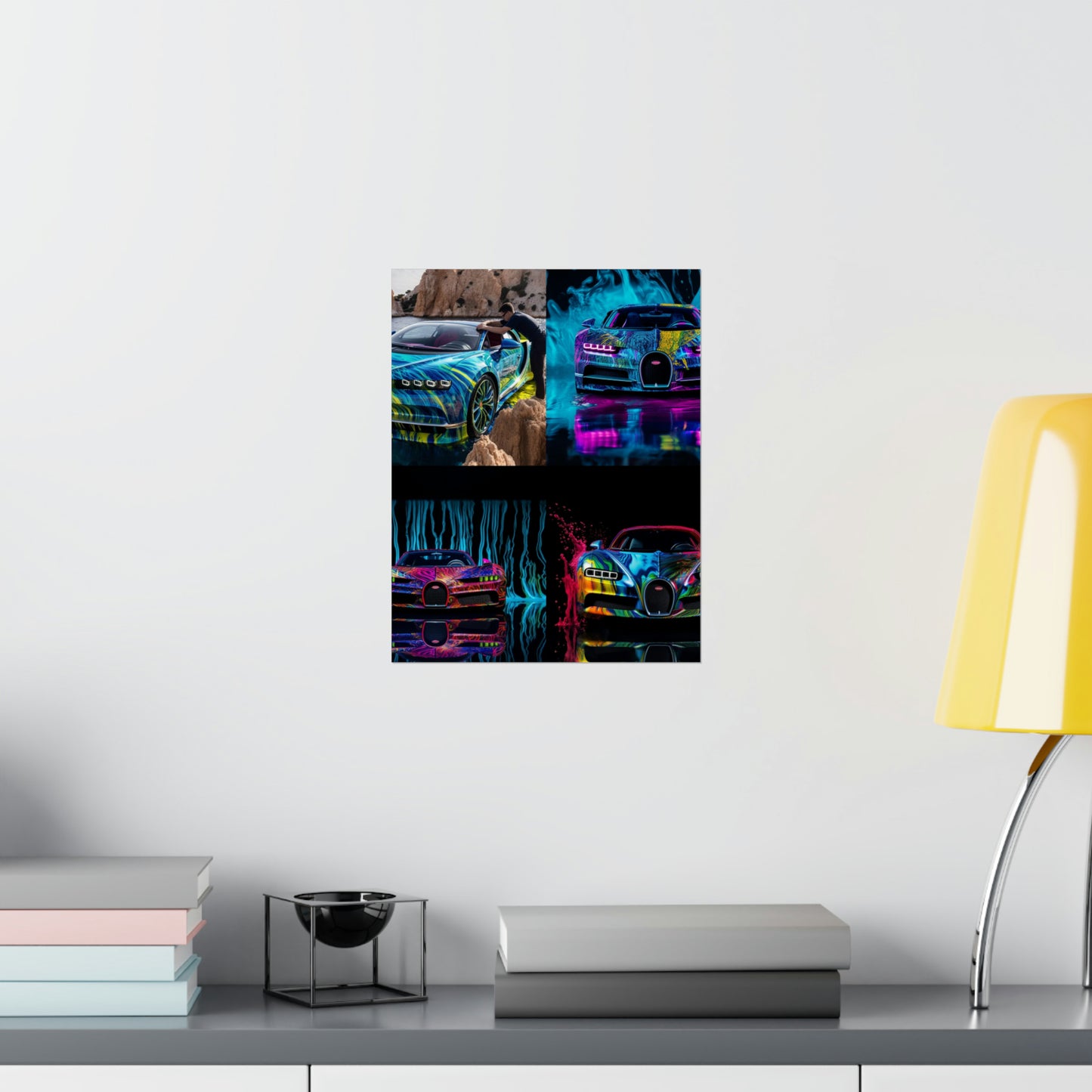 Premium Matte Vertical Posters Bugatti Water 5