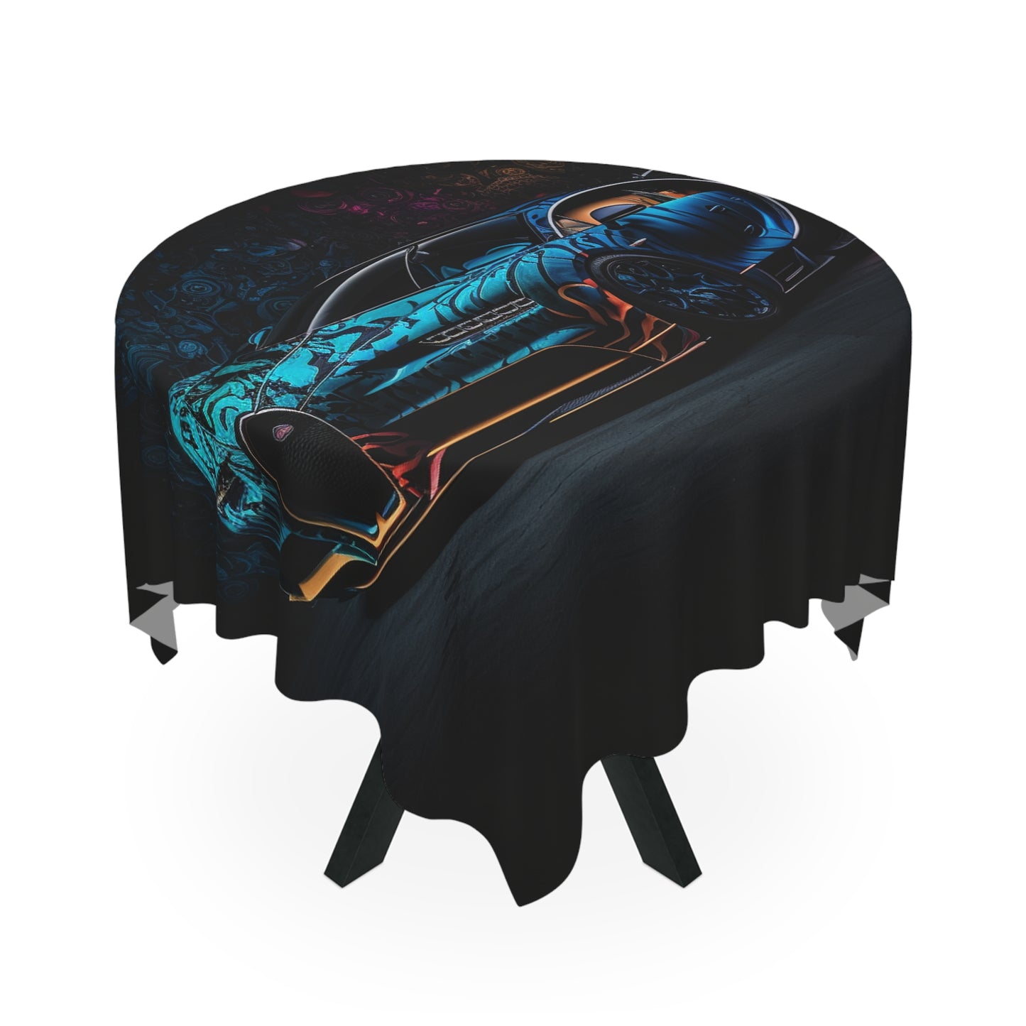 Tablecloth Bugatti Blue 3