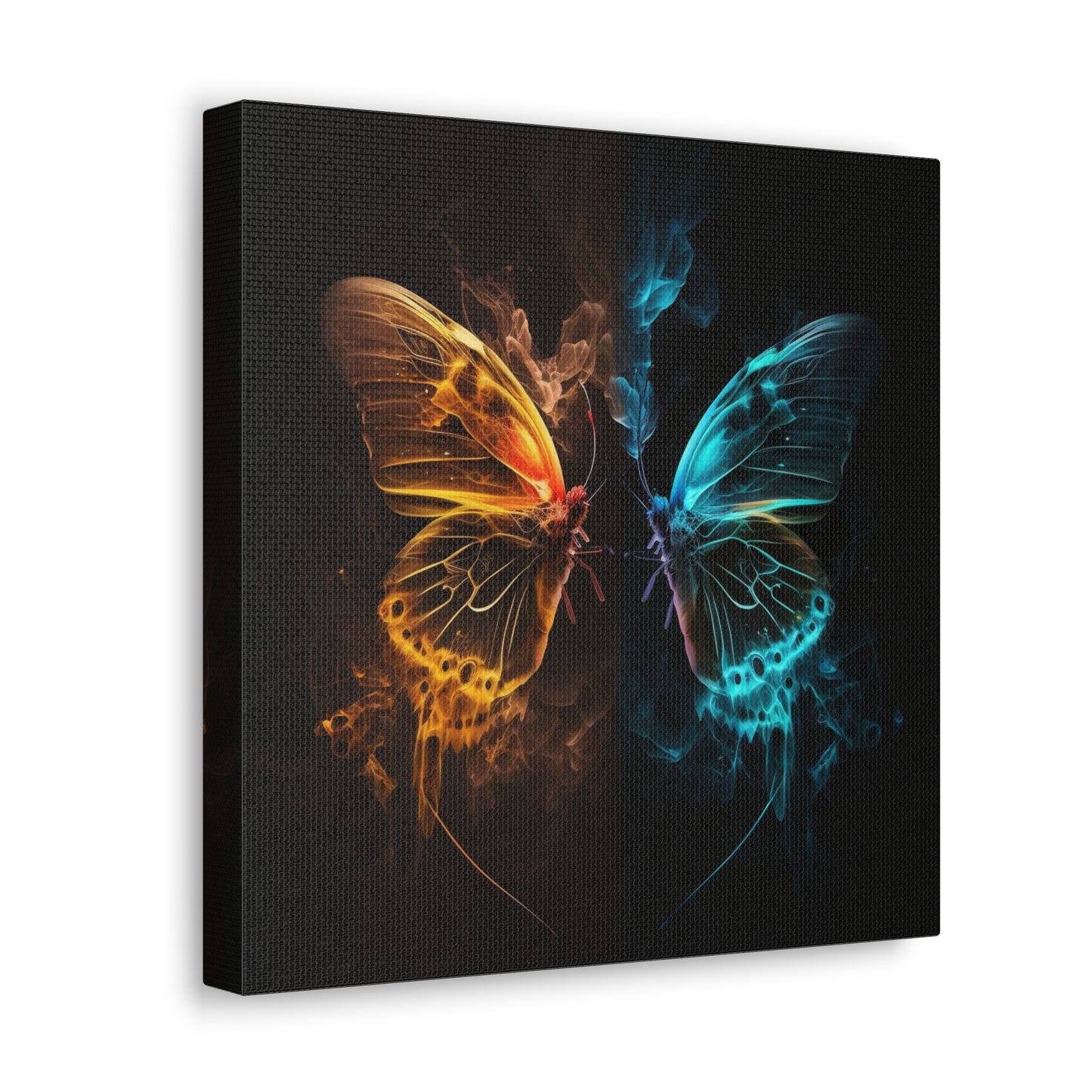 Canvas Gallery Wraps Kiss Neon Butterfly 8