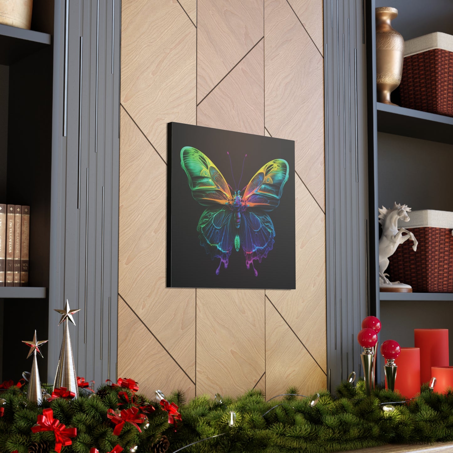 Canvas Gallery Wraps Raw Hyper Color Butterfly 3