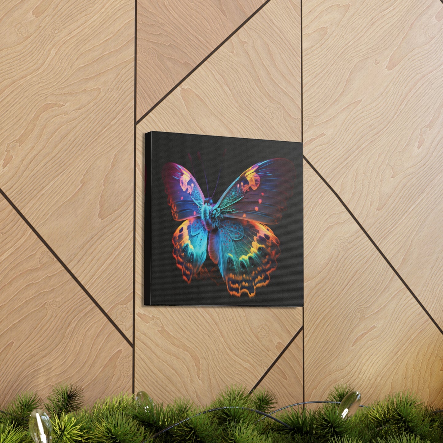 Canvas Gallery Wraps Raw Hyper Color Butterfly 4