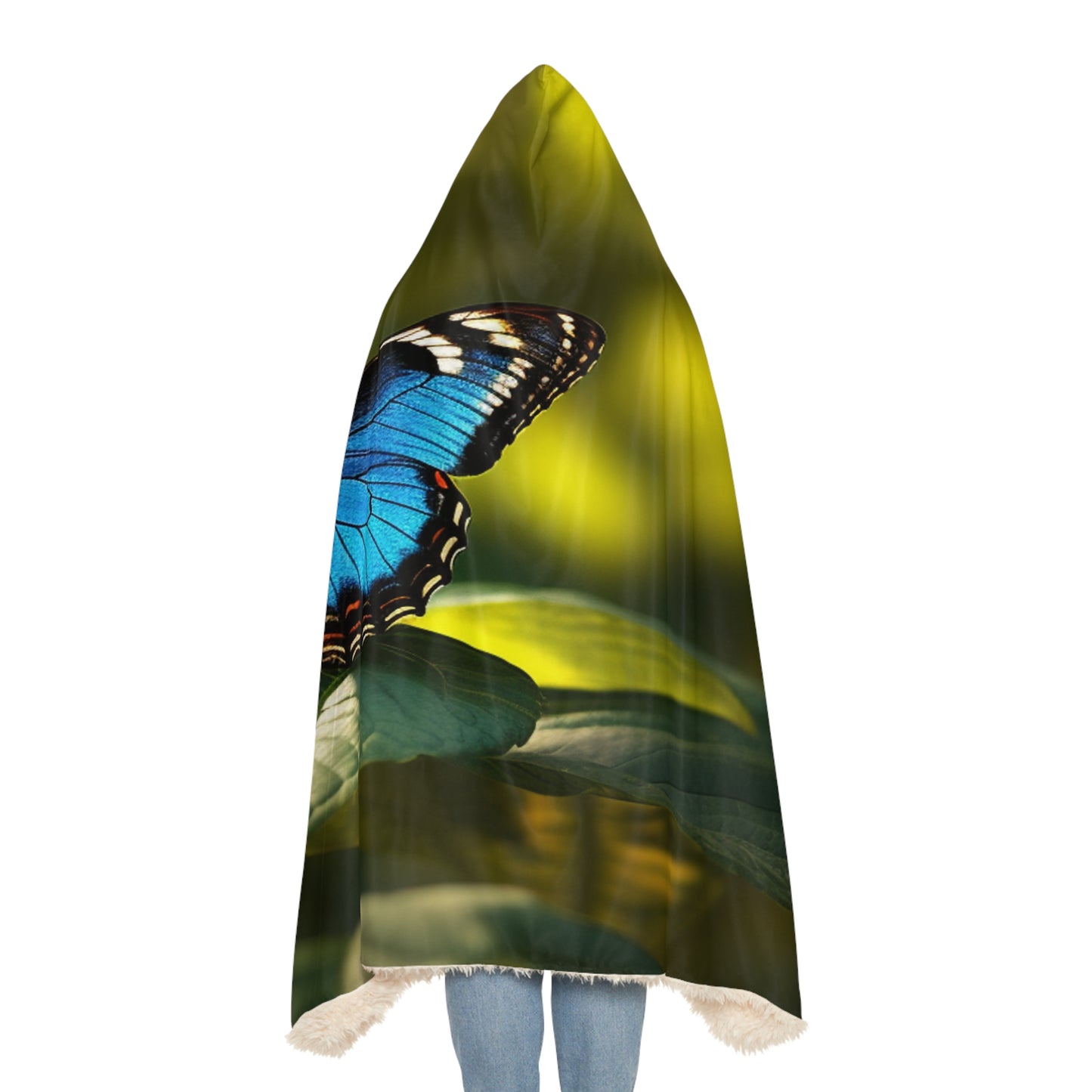 Snuggle Hooded Blanket Jungle Butterfly 3