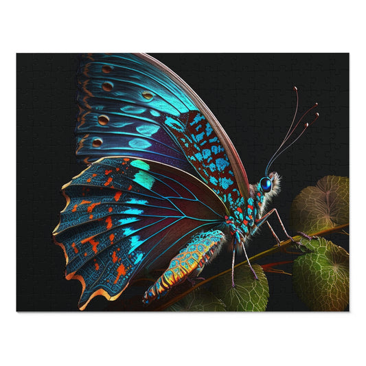 Jigsaw Puzzle (30, 110, 252, 500,1000-Piece) Hue Neon Butterfly 2