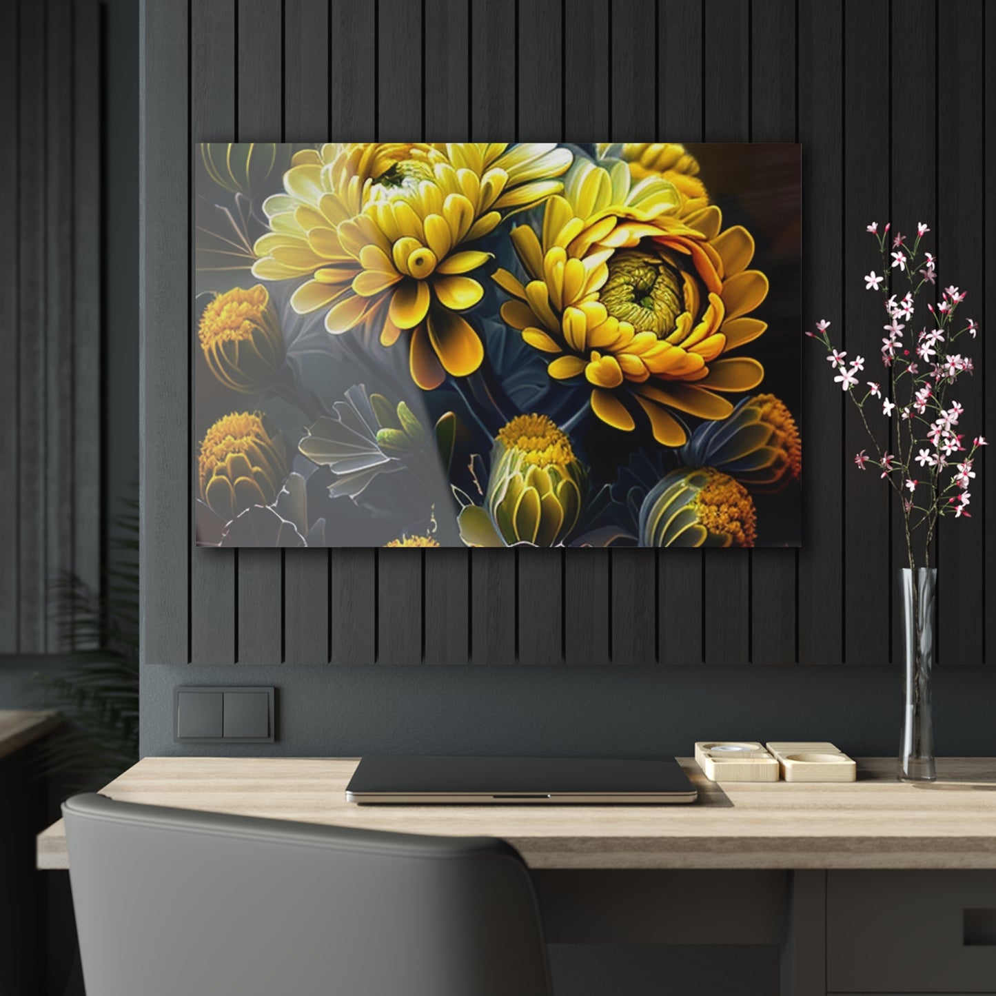 Acrylic Prints Yellow Hermosas Flores Amarillas 4