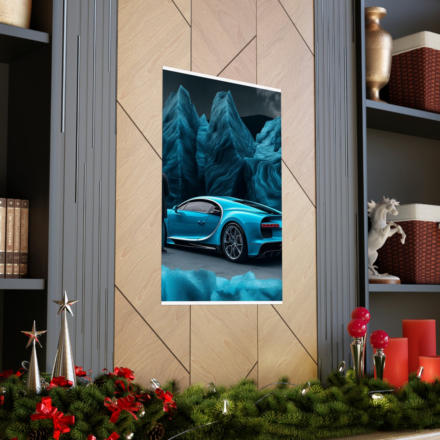 Premium Matte Vertical Posters Bugatti Real Look 3