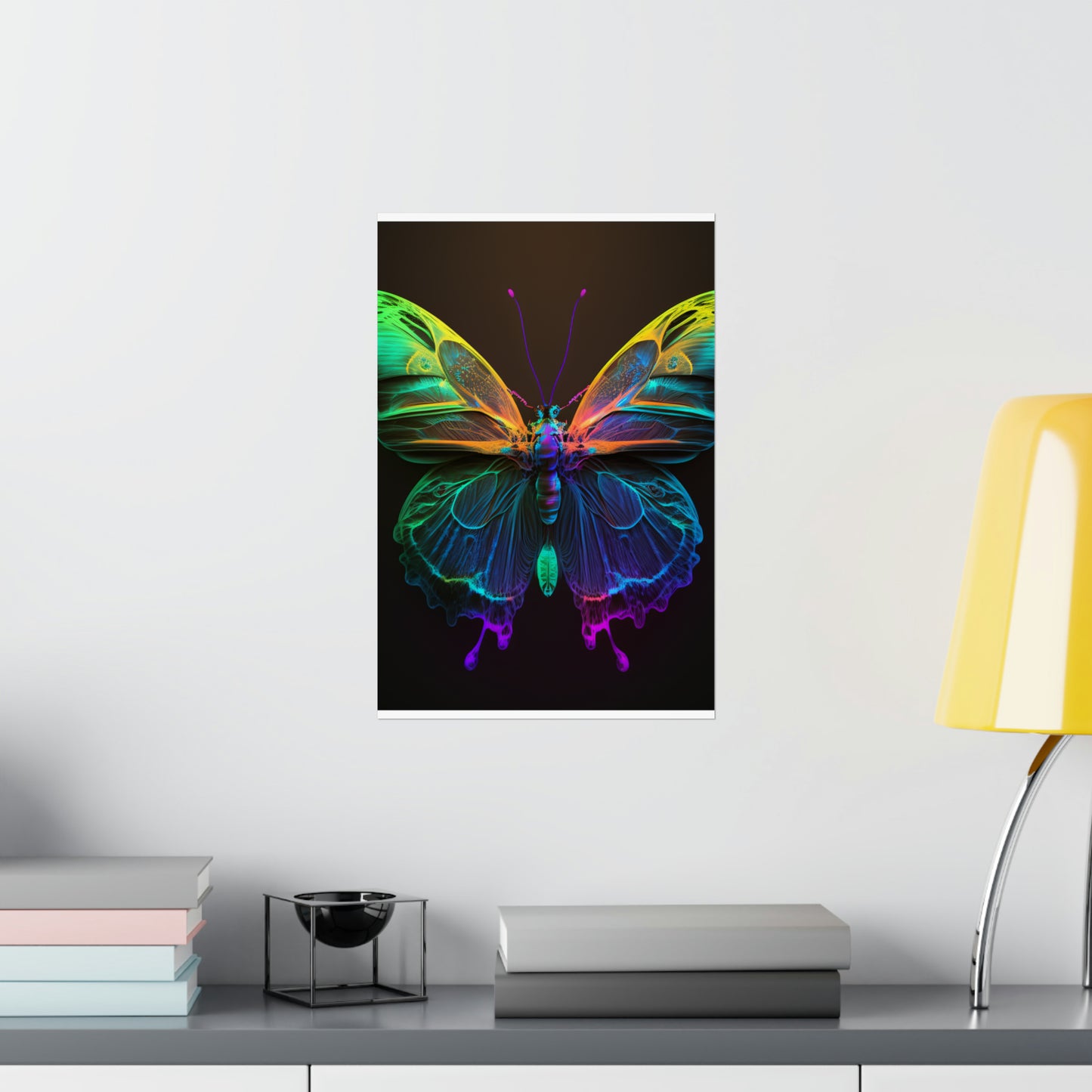 Premium Matte Vertical Posters Raw Hyper Color Butterfly 3