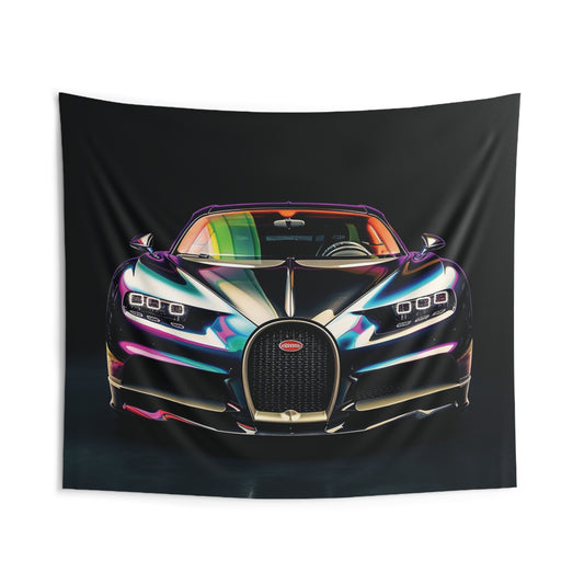 Indoor Wall Tapestries Hyper Bugatti Chiron 4