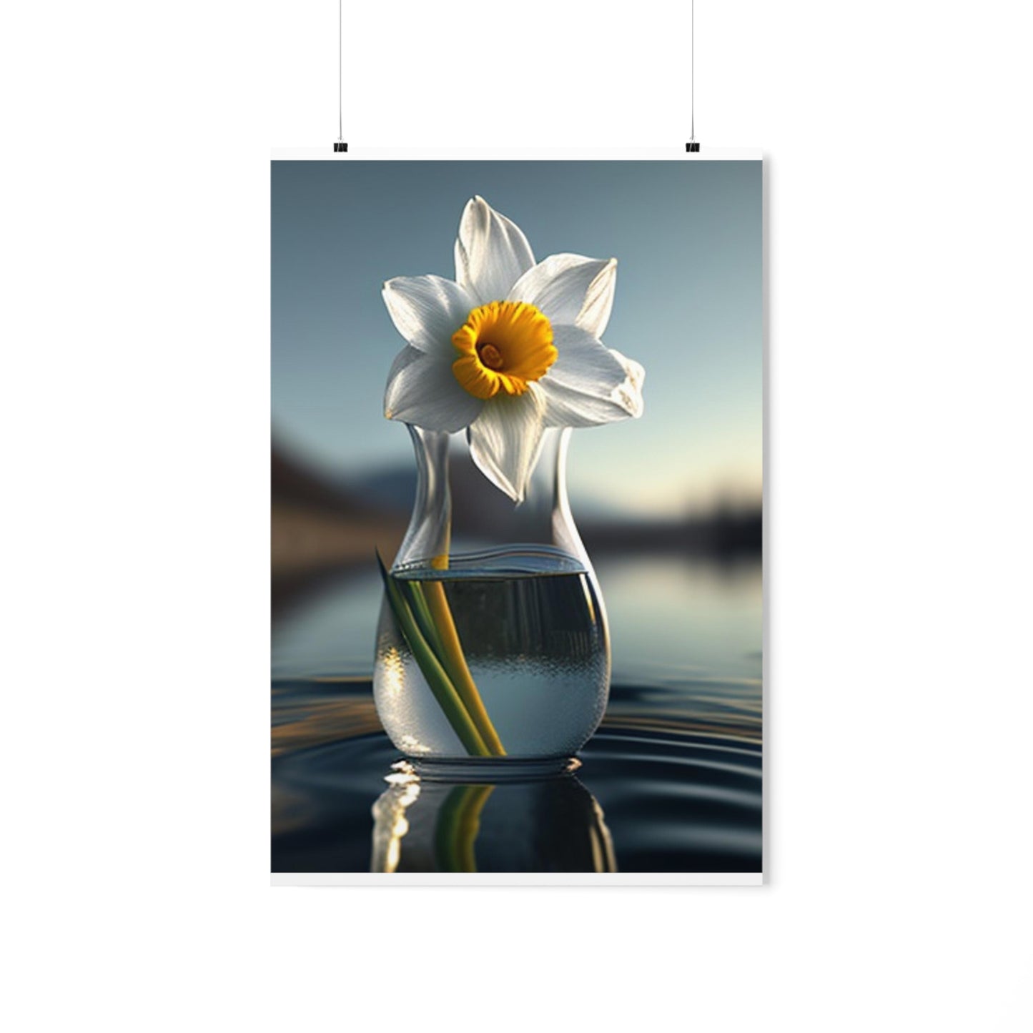 Premium Matte Vertical Posters Daffodil 3