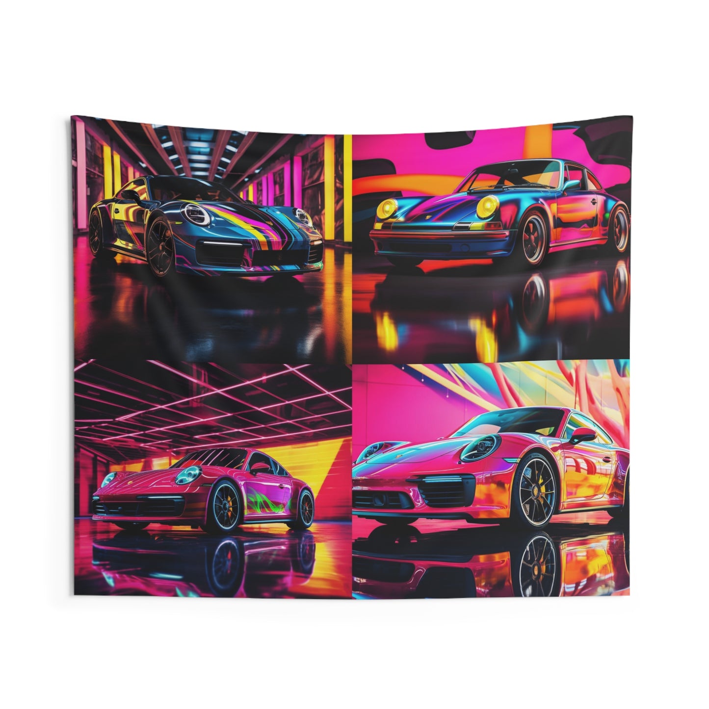 Indoor Wall Tapestries Macro Porsche 5