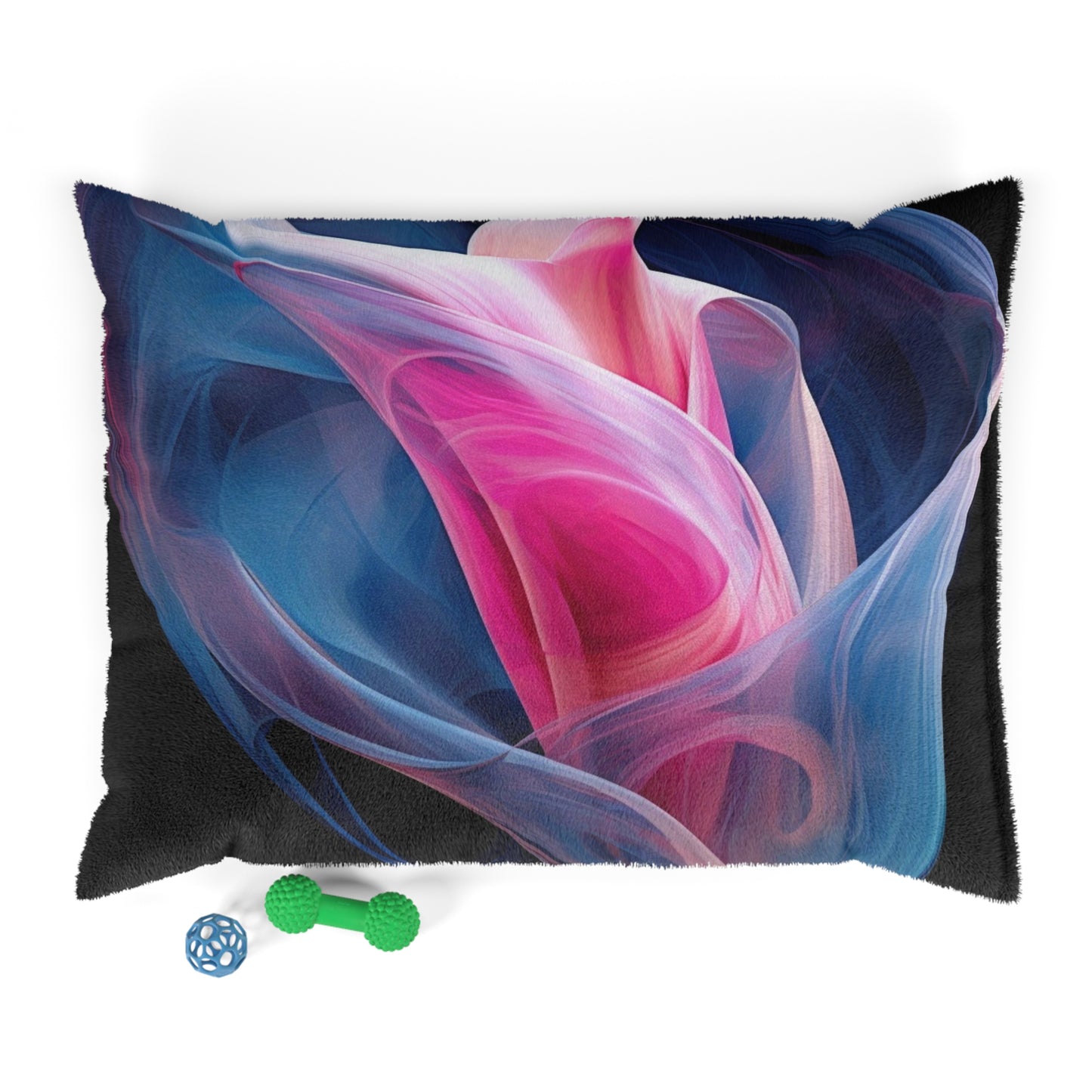 Pet Bed Pink & Blue Tulip Rose 3