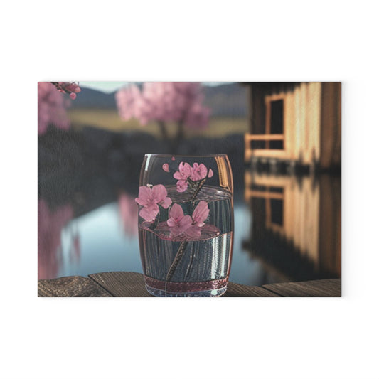 Glass Cutting Board Cherry Blossom 1