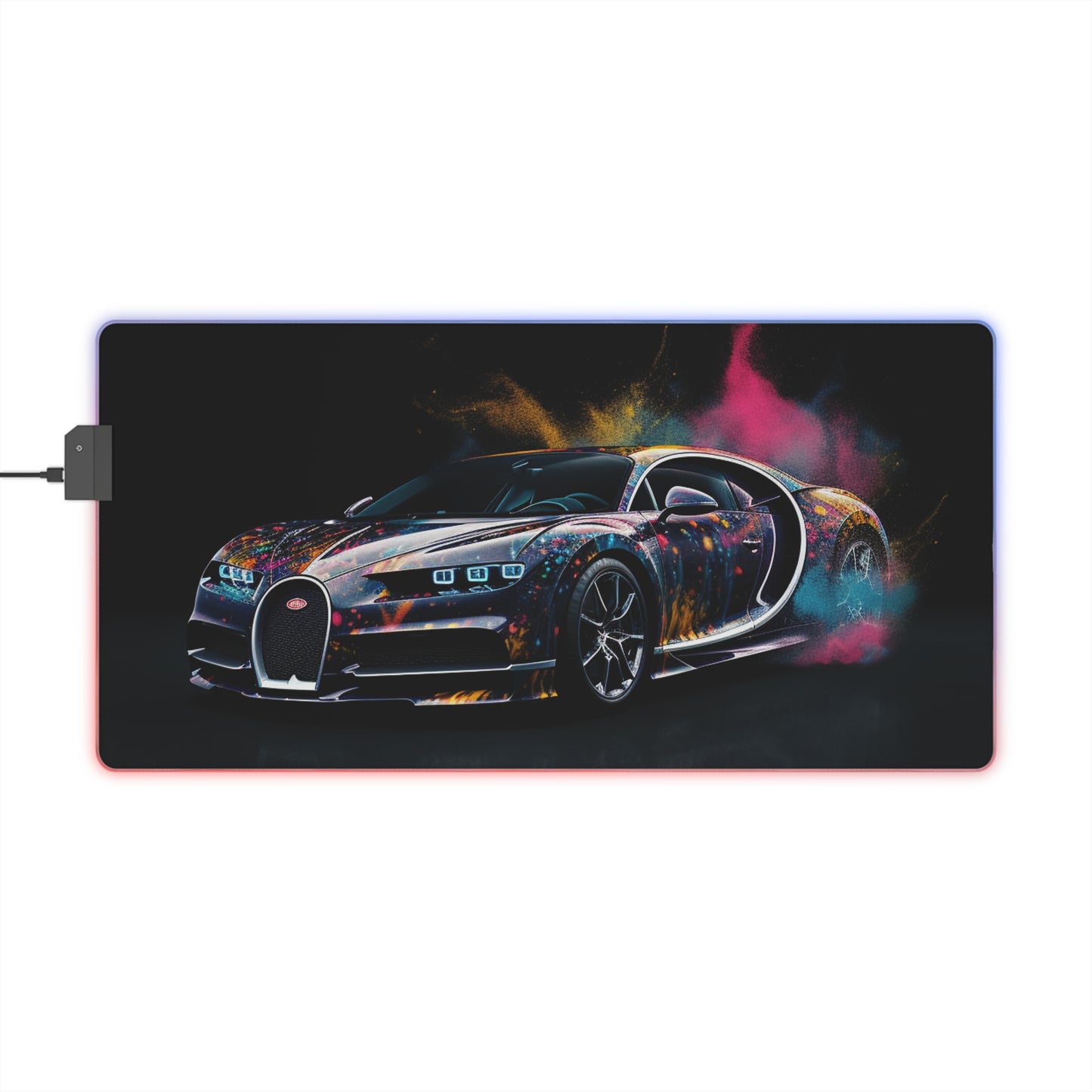 LED Gaming Mouse Pad Hyper Bugatti 4