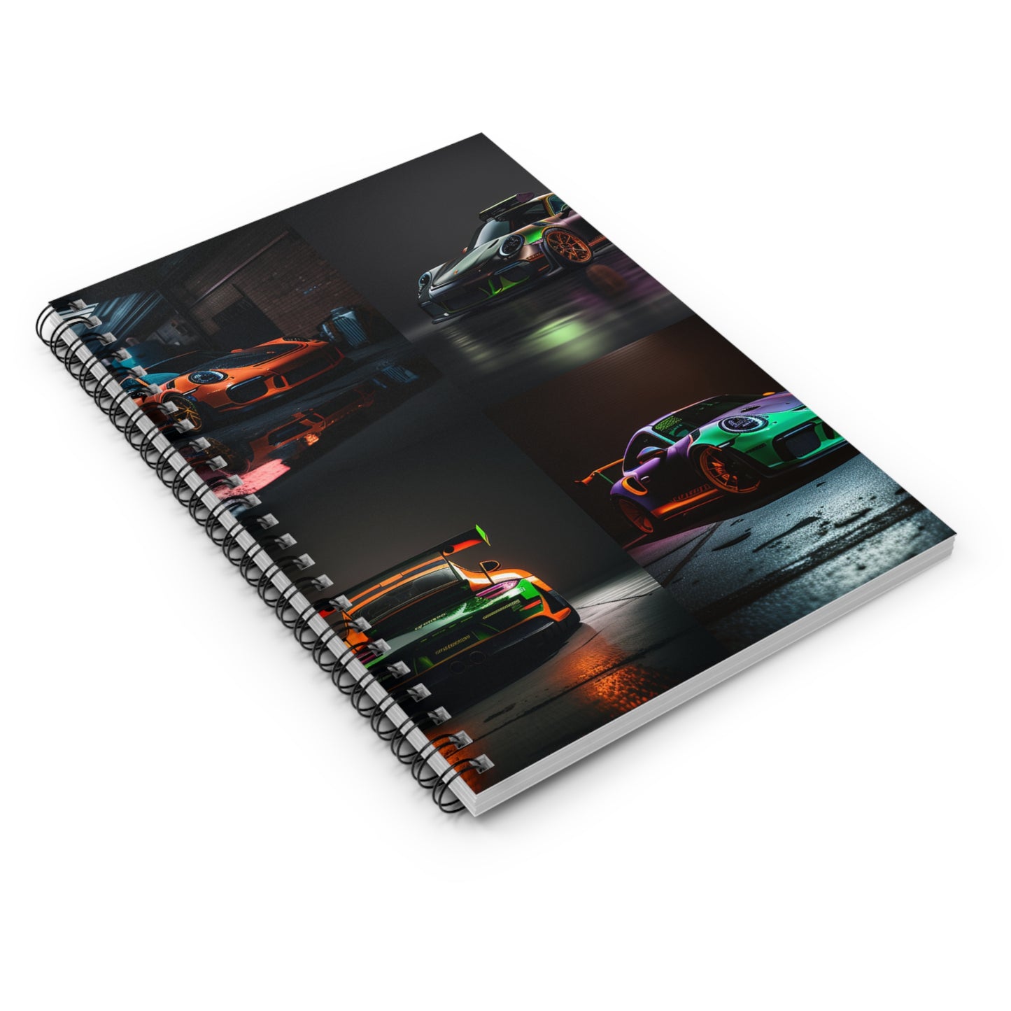Spiral Notebook - Ruled Line Porsche Color 5