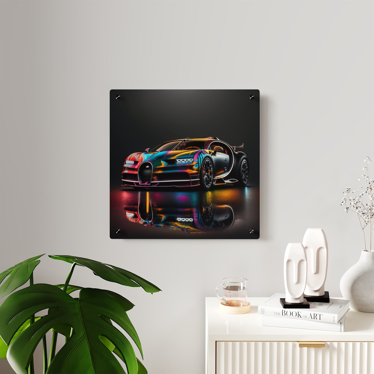 Acrylic Wall Art Panels Bugatti Chiron Super 2