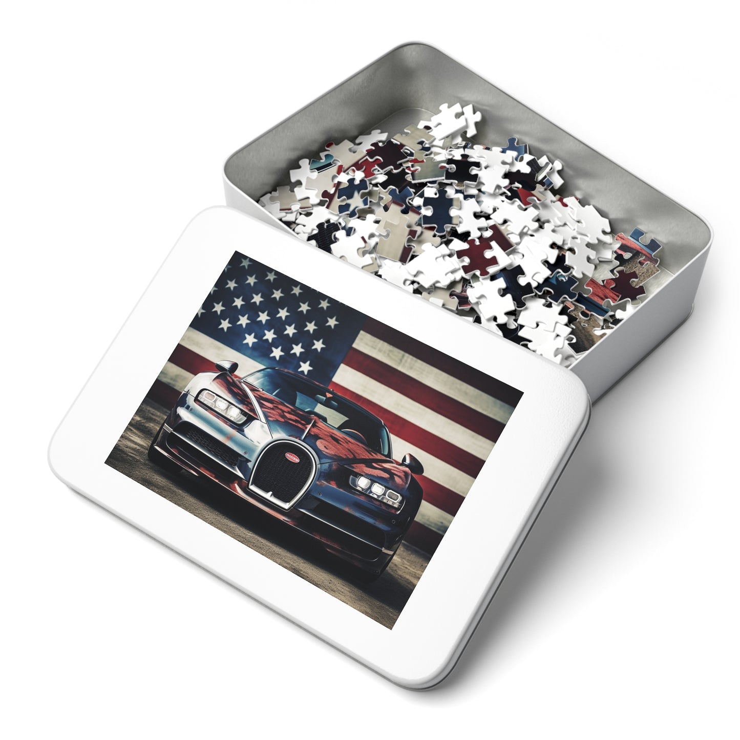 Jigsaw Puzzle (30, 110, 252, 500,1000-Piece) Bugatti Flag 3