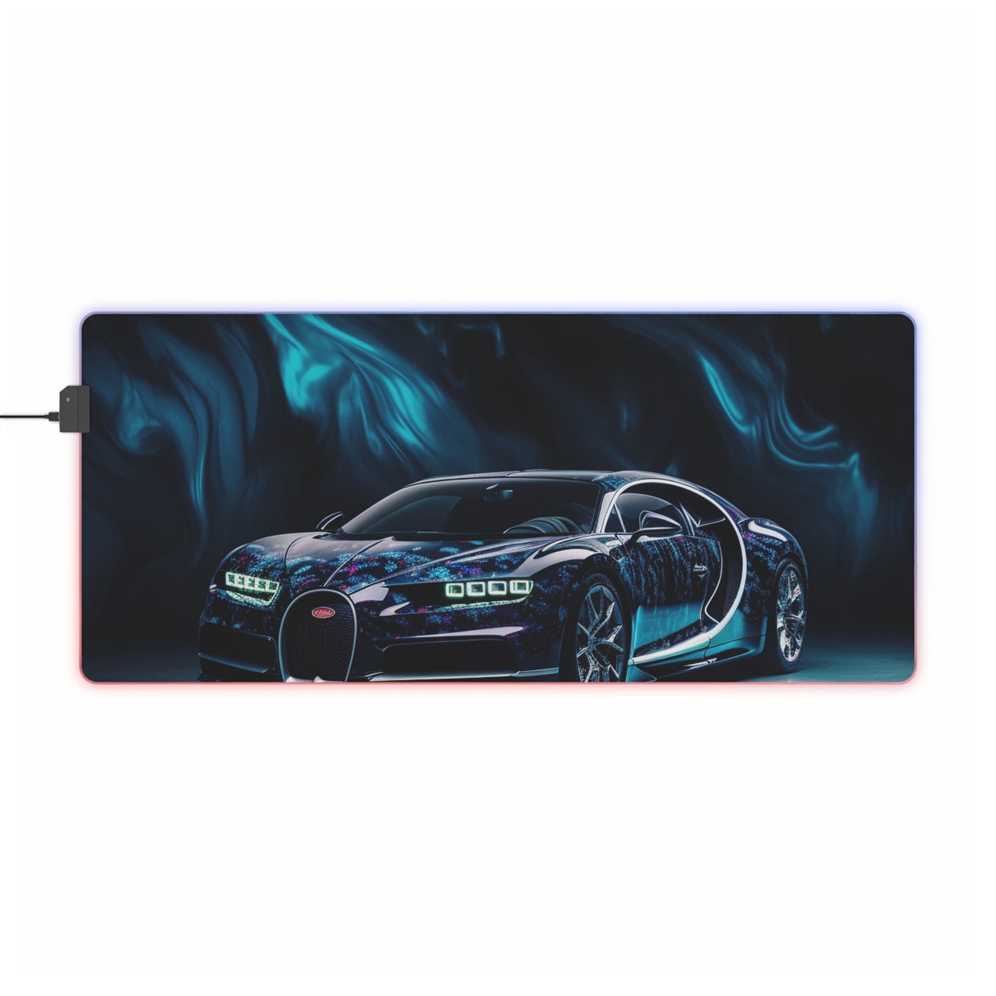 LED Gaming Mouse Pad Hyper Bugatti 1