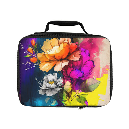 Lunch Bag Bright Spring Flowers 4