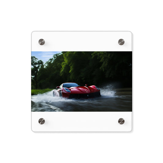 Acrylic Wall Art Panels Water Ferrari Splash 1