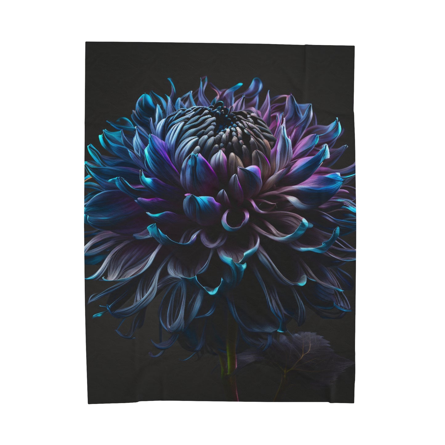 Velveteen Plush Blanket Dahlia Purple 3