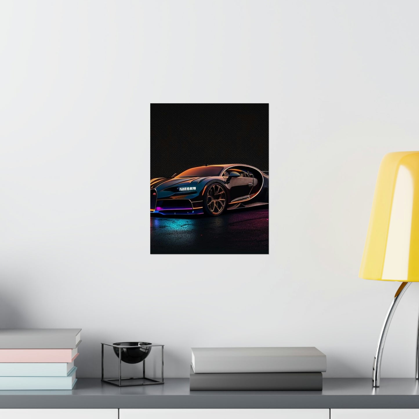 Premium Matte Vertical Posters Bugatti Chiron Super 4