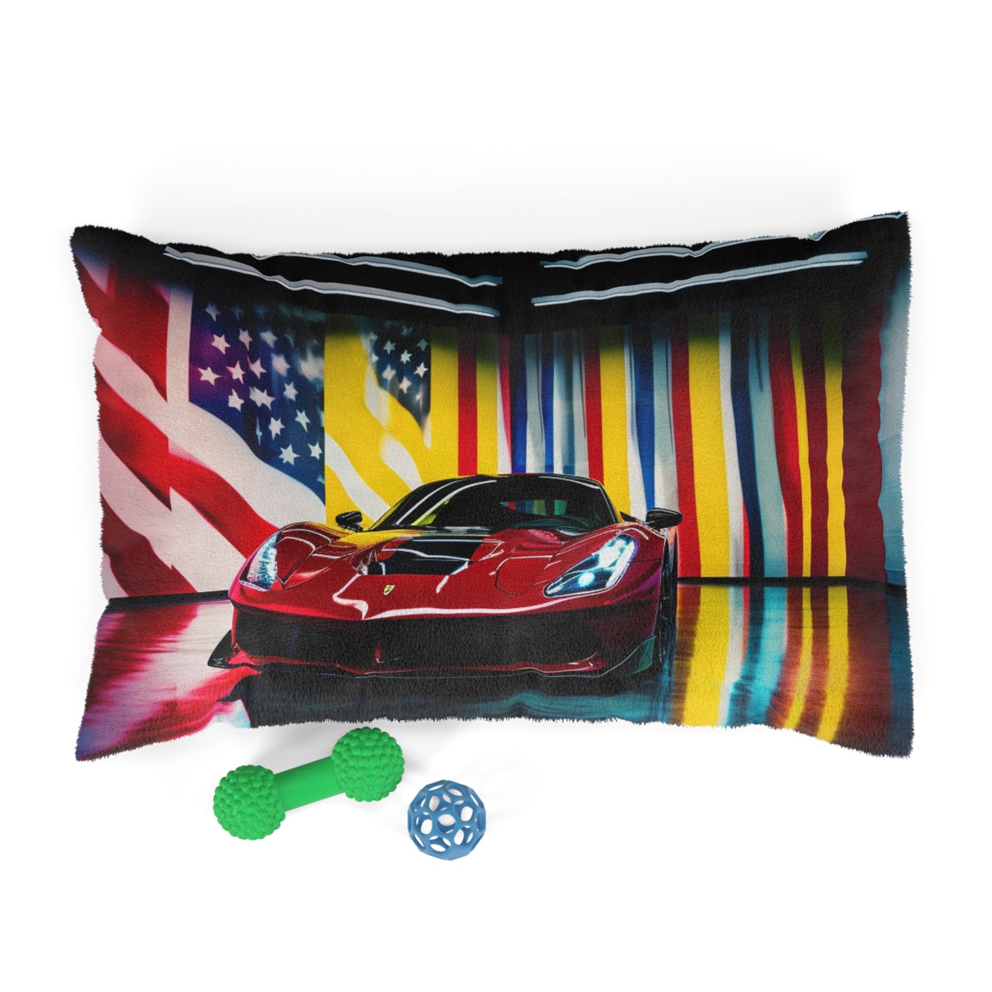 Pet Bed Macro Flag Ferrari 2