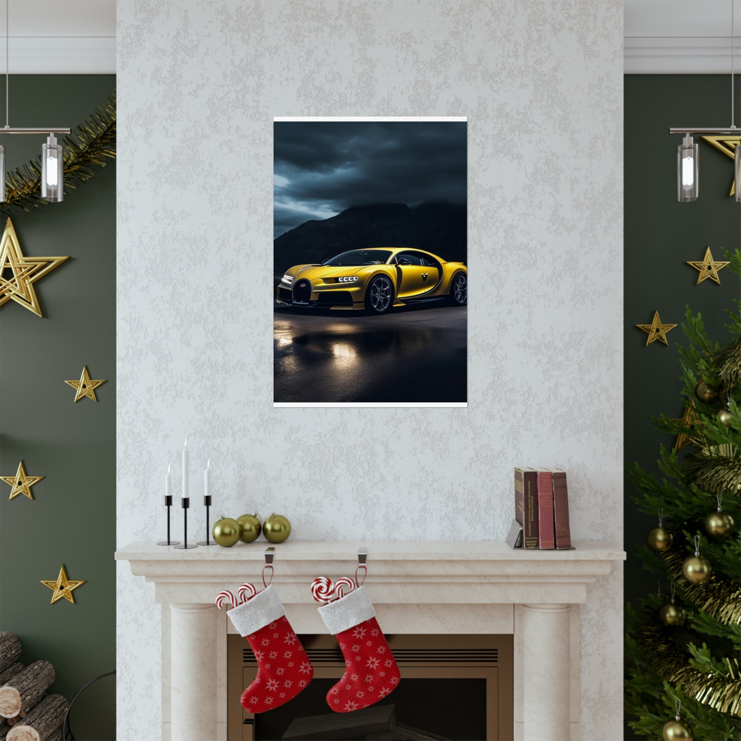 Premium Matte Vertical Posters Bugatti Real Look 4