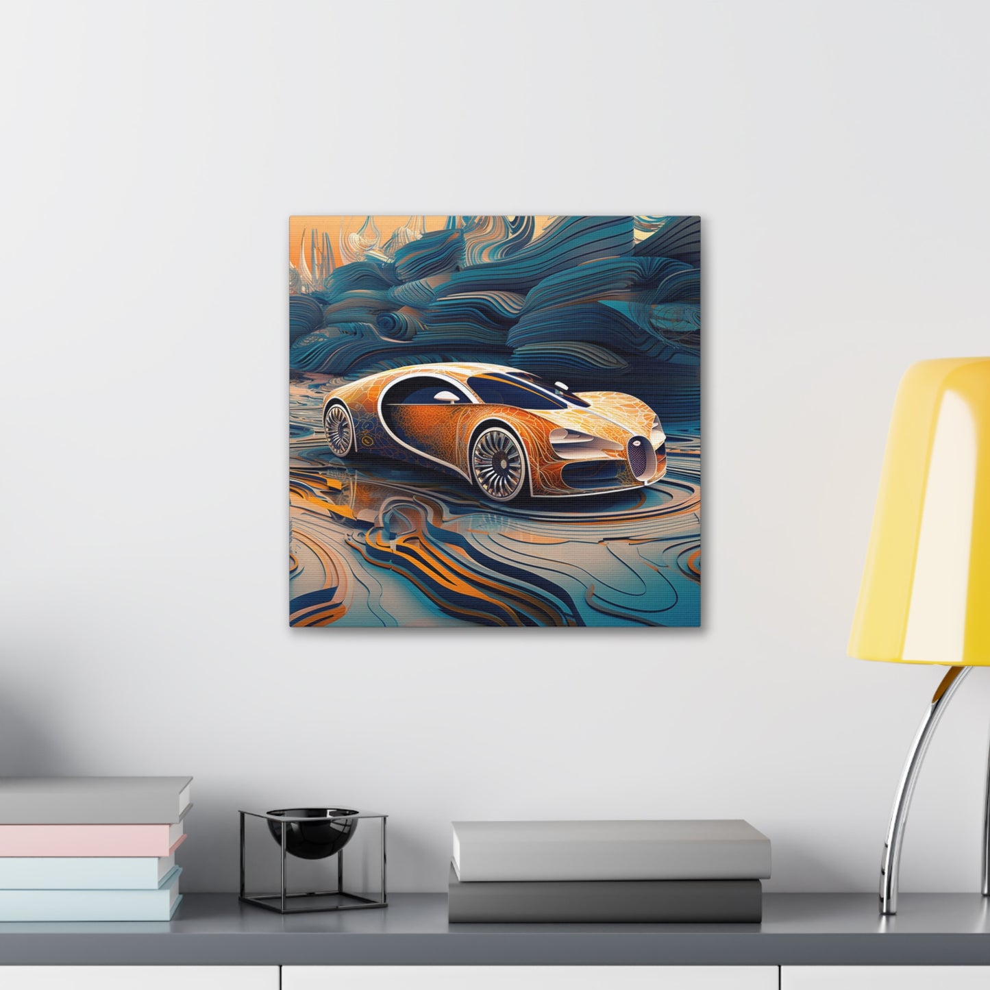 Canvas Gallery Wraps Bugatti Abstract Flair 1