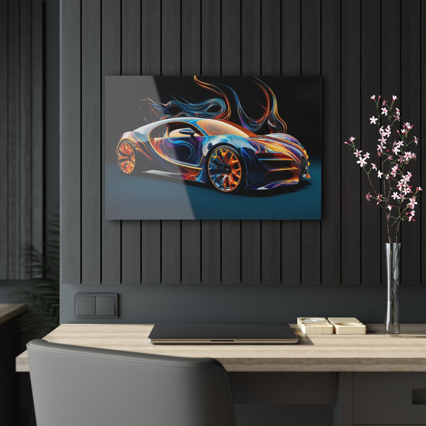 Acrylic Prints Bugatti Abstract Flair 2