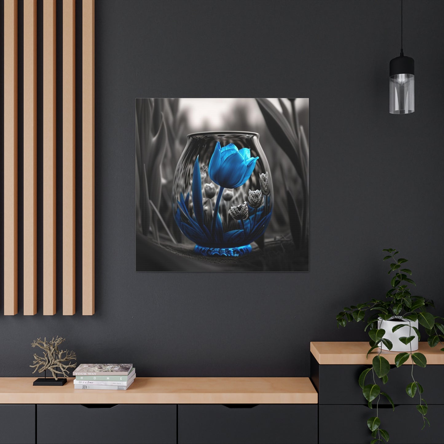 Canvas Gallery Wraps Tulip Blue 4
