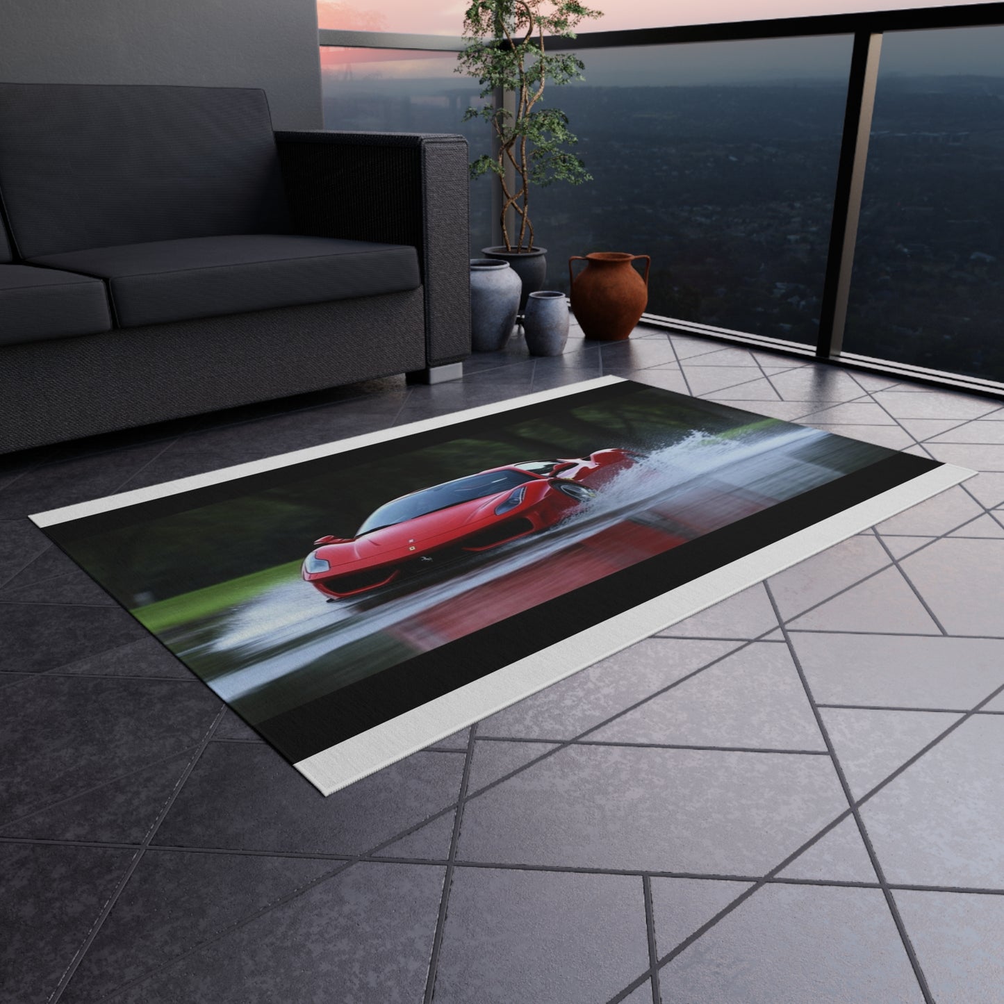 Outdoor Rug  Water Ferrari Splash 2