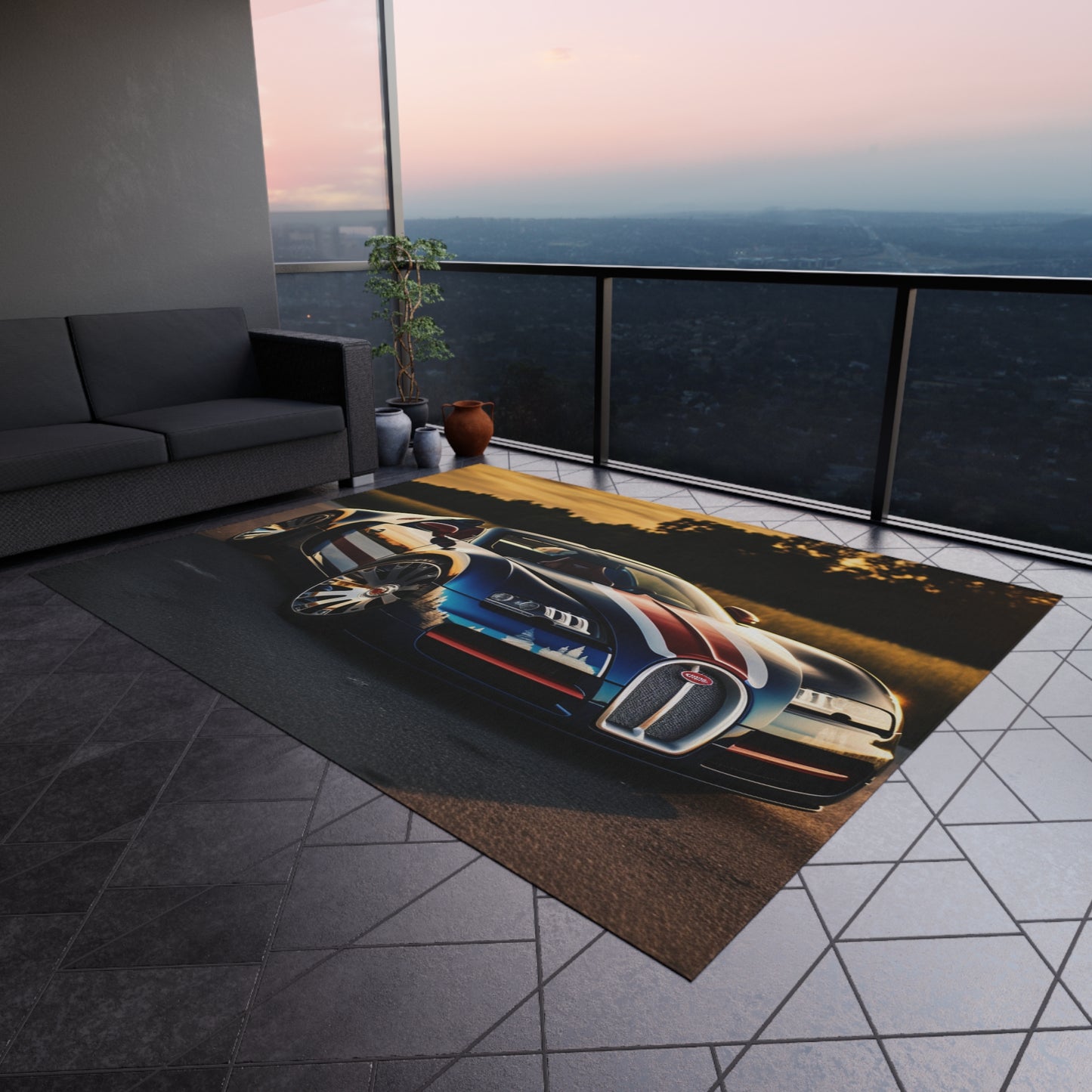 Outdoor Rug  Bugatti Flag American 3