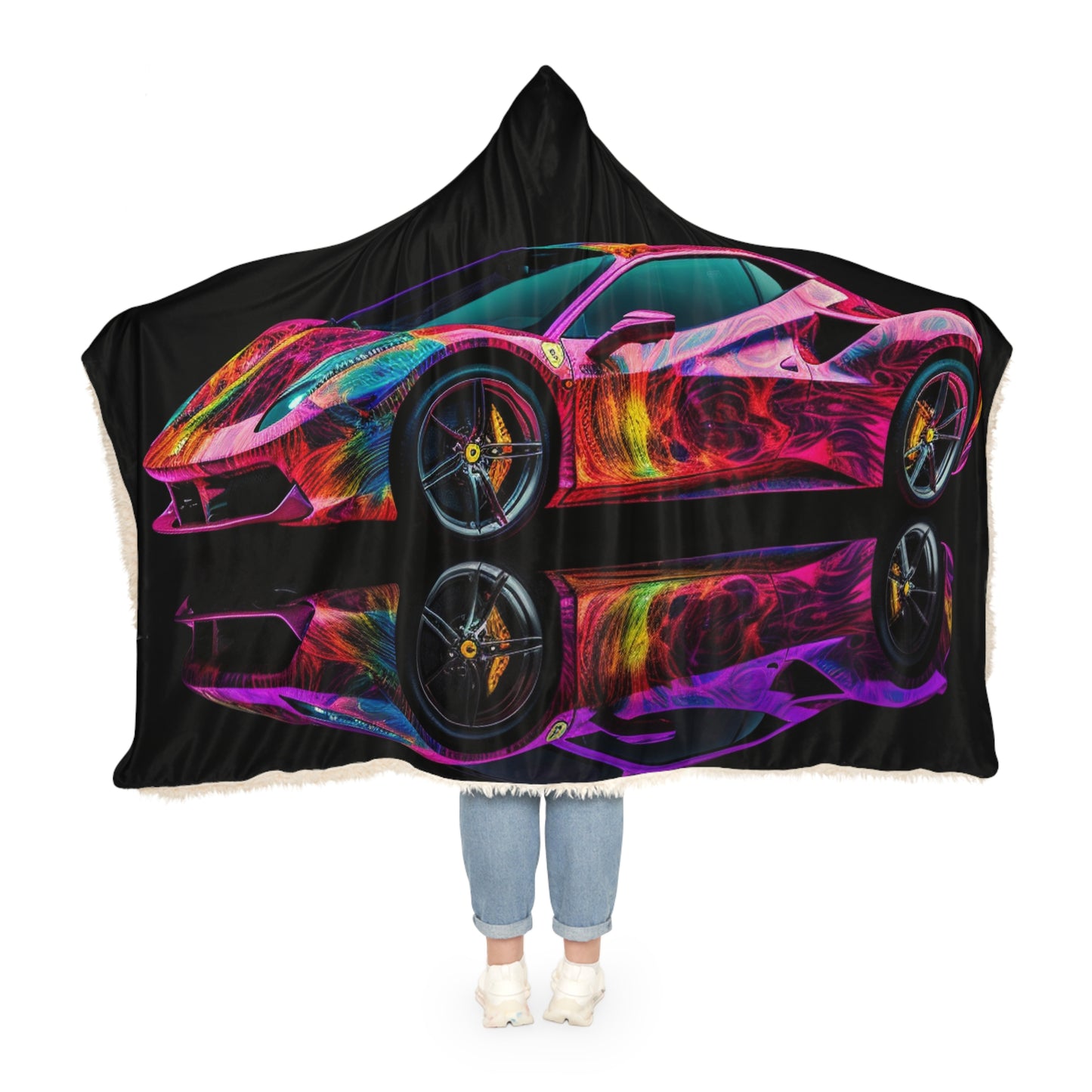 Snuggle Hooded Blanket Ferrari Color 4